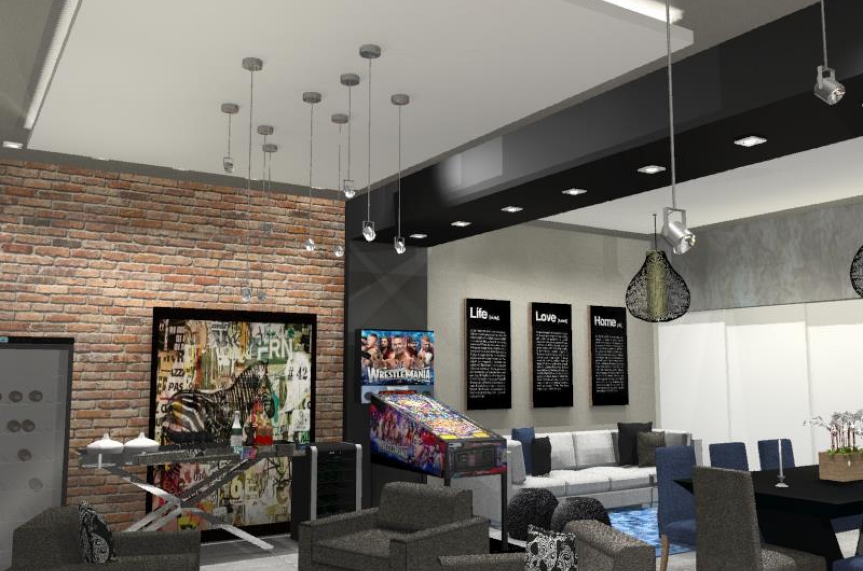 Bosque dos Jatobas - sala integrada